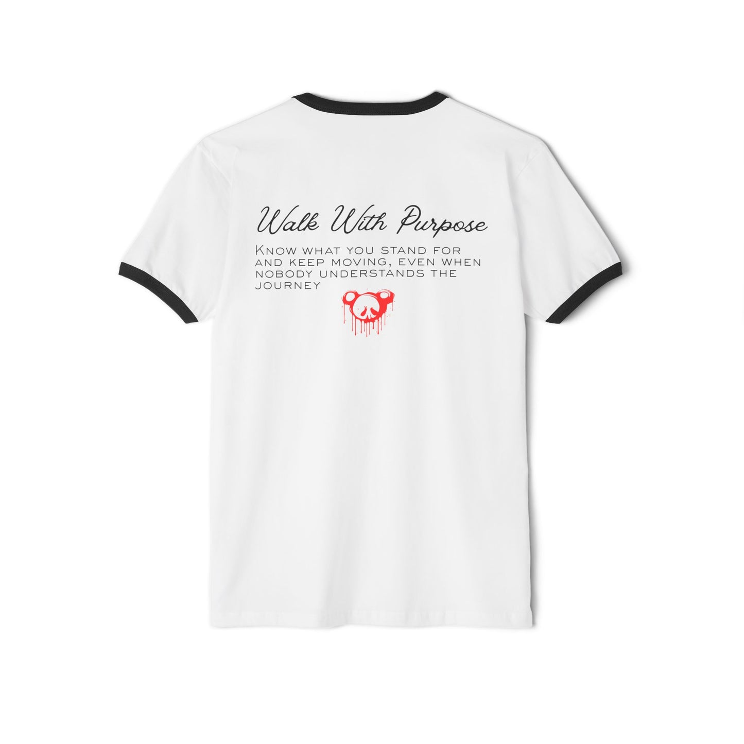 Villainz & That Ringer T-Shirt — 'Walk With Purpose' Graphic Tee