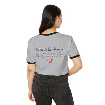 Villainz & That Ringer T-Shirt — 'Walk With Purpose' Graphic Tee