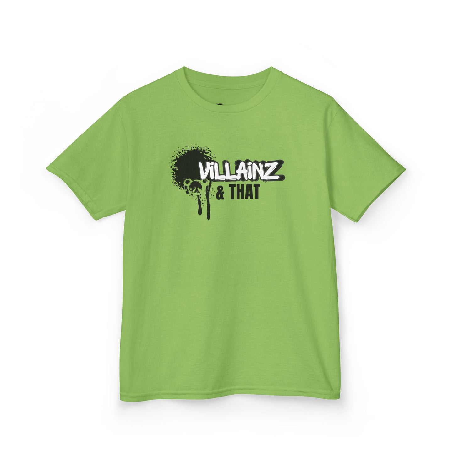 Kids T‑Shirt — "Villainz & That" Graffiti Logo Tee